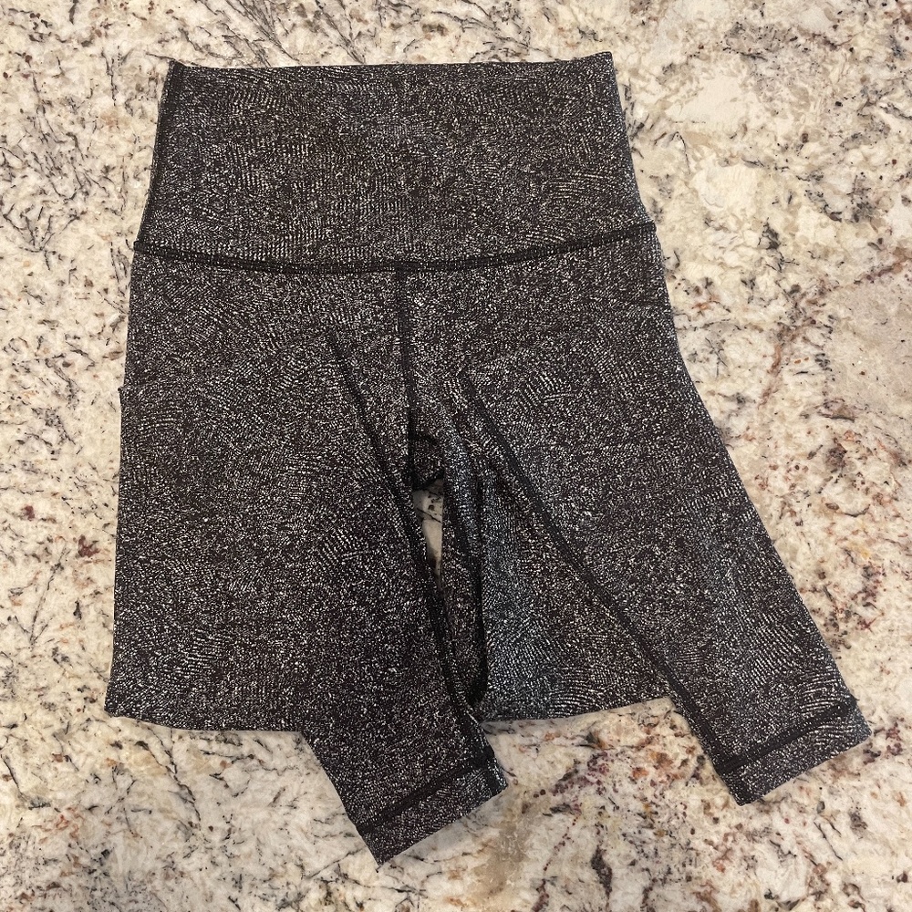 Lululemon Wunder Under Luon Jacquard Black 4